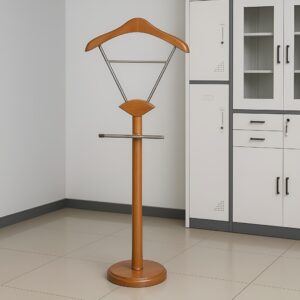 Mahogany Wooden Office Coat Hanger