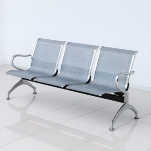 3-Link Non-Padded Office Bench